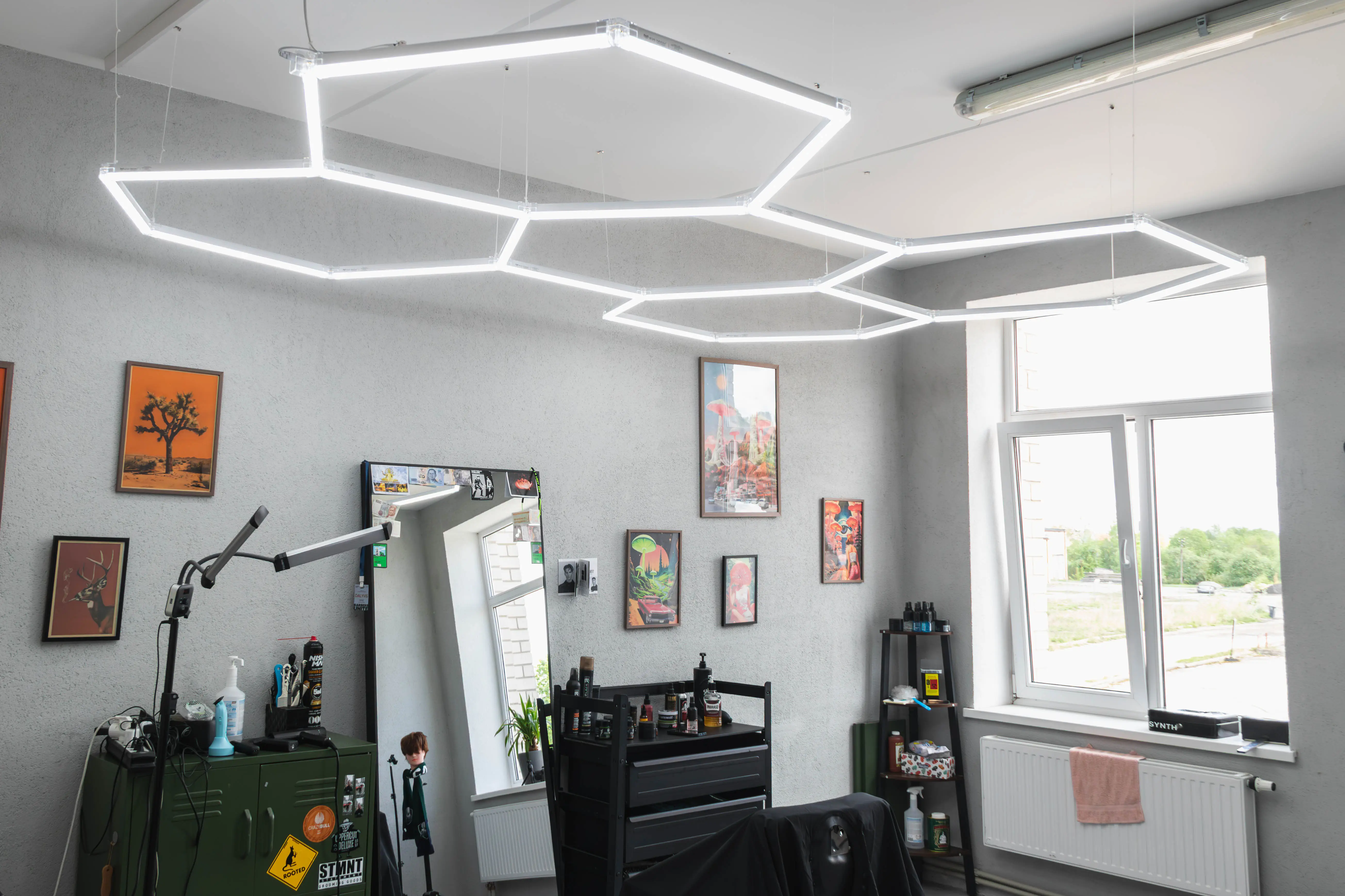 Šešiakampiai LED šviestuvai
